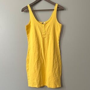H&M Bright Yellow Sleeveless Dress NWOT